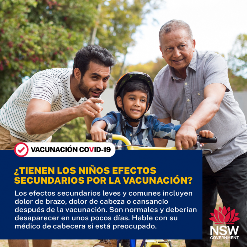 Spanish (Español) Social Media Tile Vaccination 5-11-4